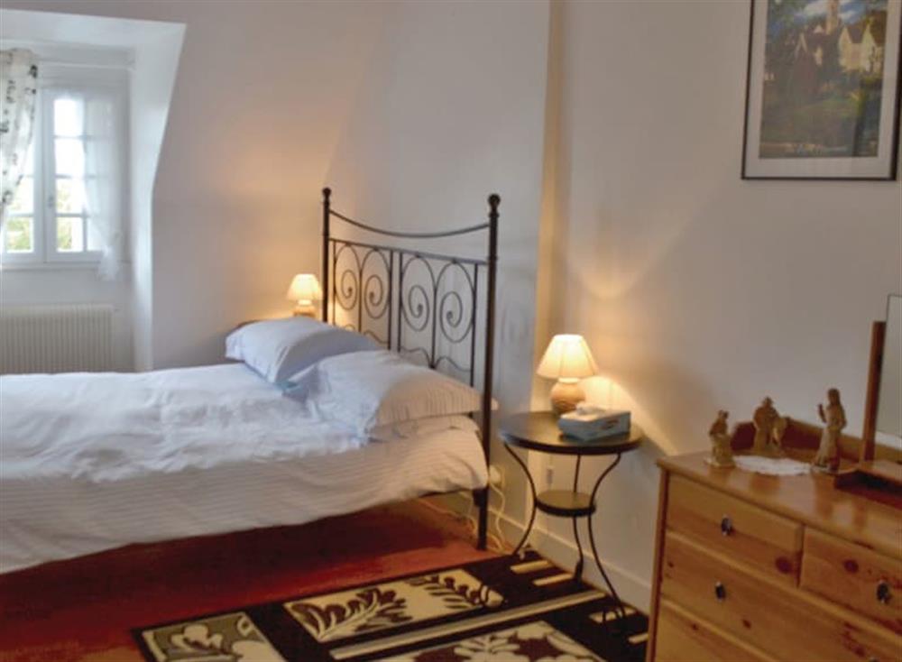 Bedroom at The End House in La Fôret Fouesnant, Finistère, France