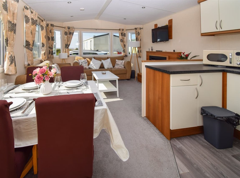 Dining Area at The Escape Pod in Heysham, near Lancaster, Lancashire