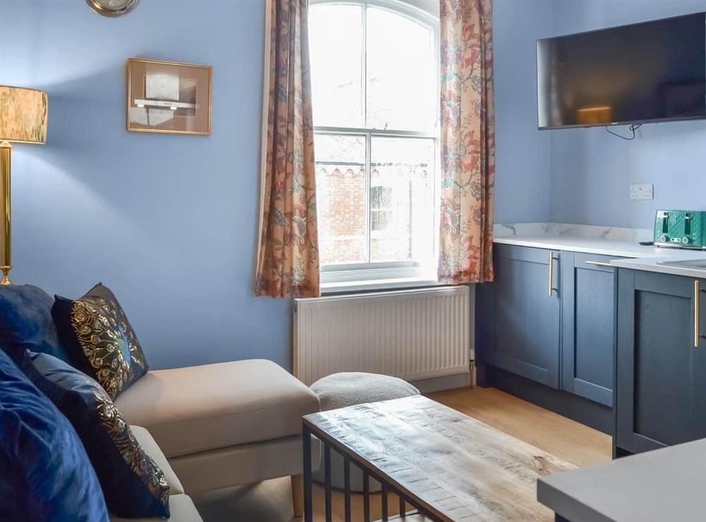 Open plan living space at The Esk in York, North Yorkshire