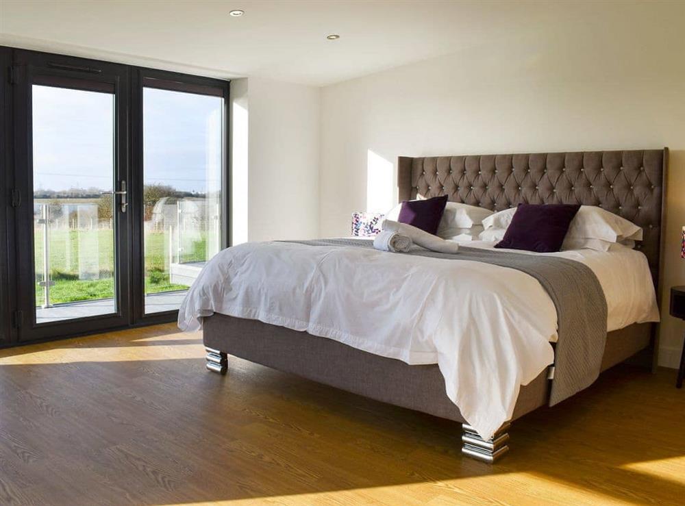 Double bedroom at The Estuary Riverside Chalets- No.1 Blackberry in Hambleton, Poulton Le Fylde, Lancashire