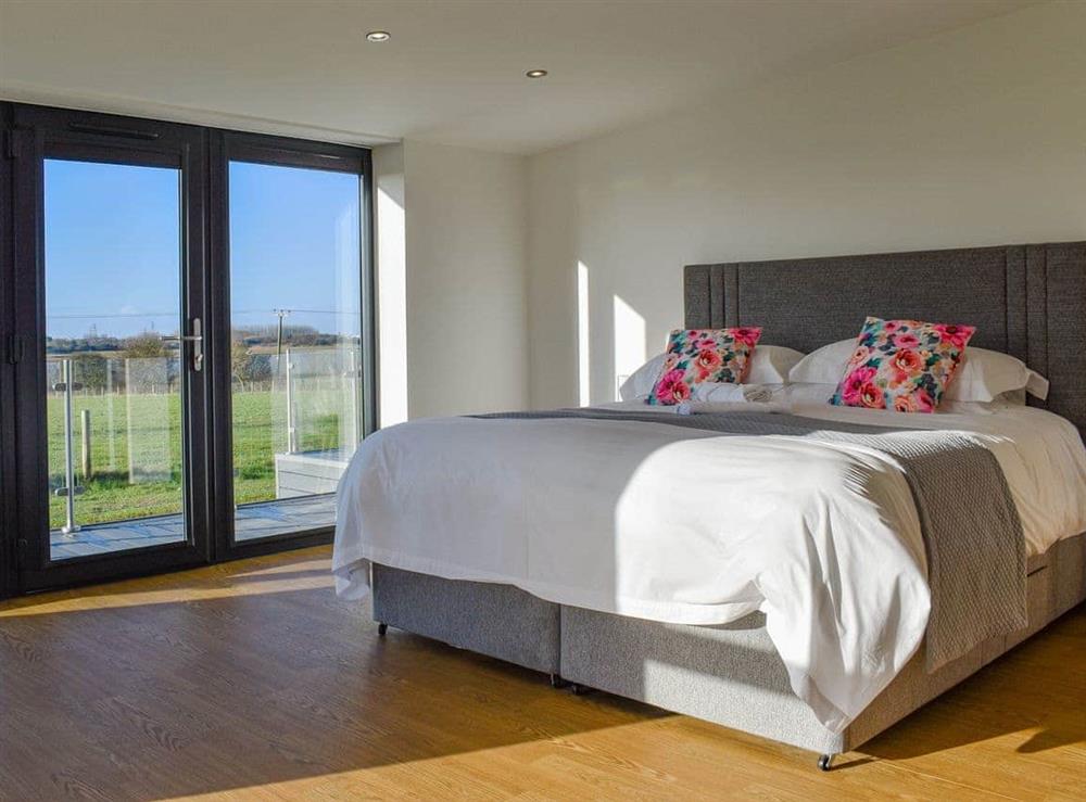 Double bedroom at The Estuary Riverside Chalets- No.2 Bramble in Hambleton, Poulton Le Fylde, Lancashire