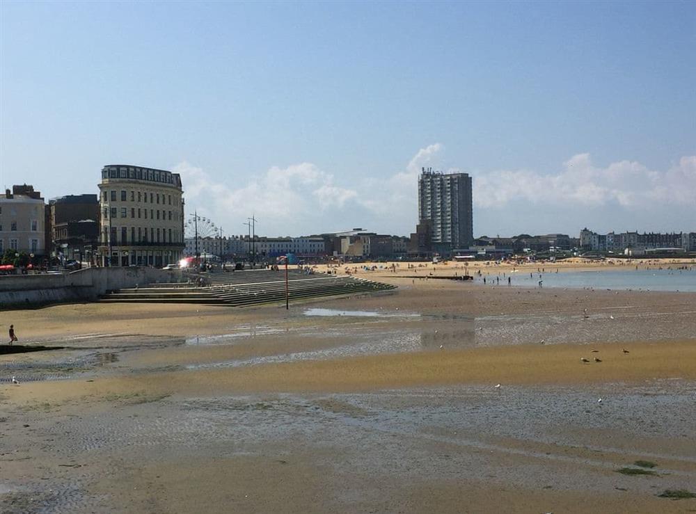Margate Main Sands from Harbour Wall at The Fairway in Westgate-on-Sea, Kent