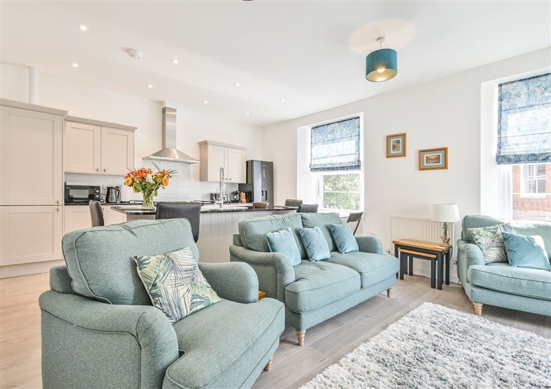 Relax in the living area at The Falstone Apartment, Torquay