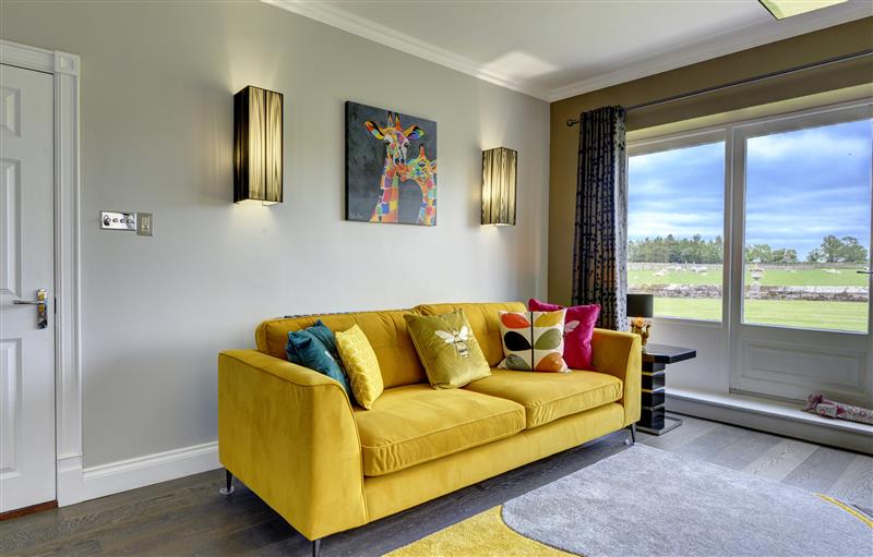 Enjoy the living room at The Farm House, Aldbrough St. John near Barton