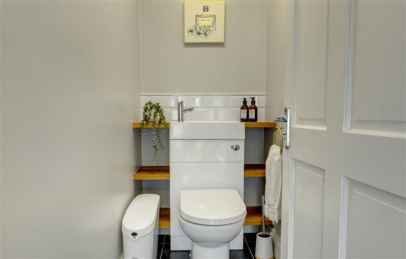 This is the bathroom at The Farm House, Aldbrough St. John near Barton