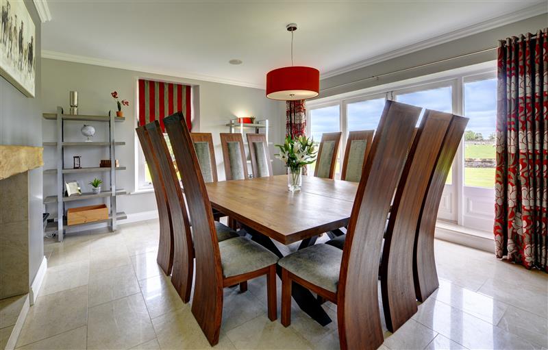 This is the dining room at The Farm House, Aldbrough St. John near Barton