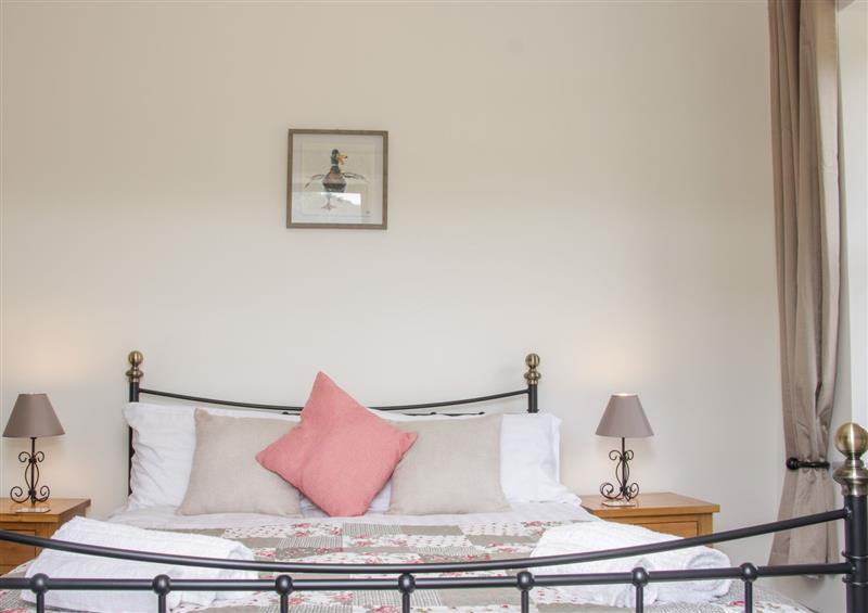 One of the bedrooms at The Farm, Presteigne