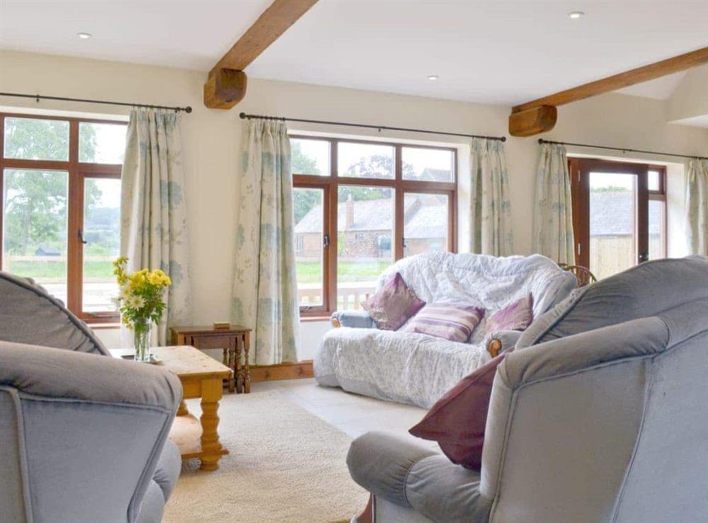 Comfortable living area at The Granary, 