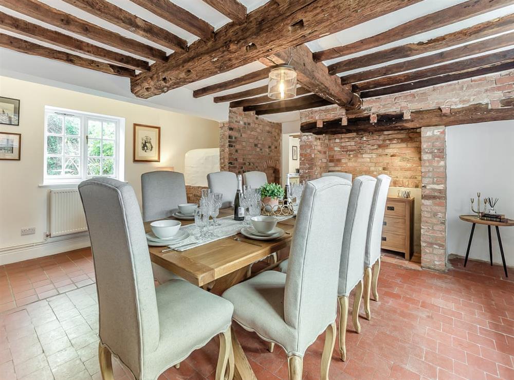 Dining room at The Farmhouse in All Nottinghamshire, England