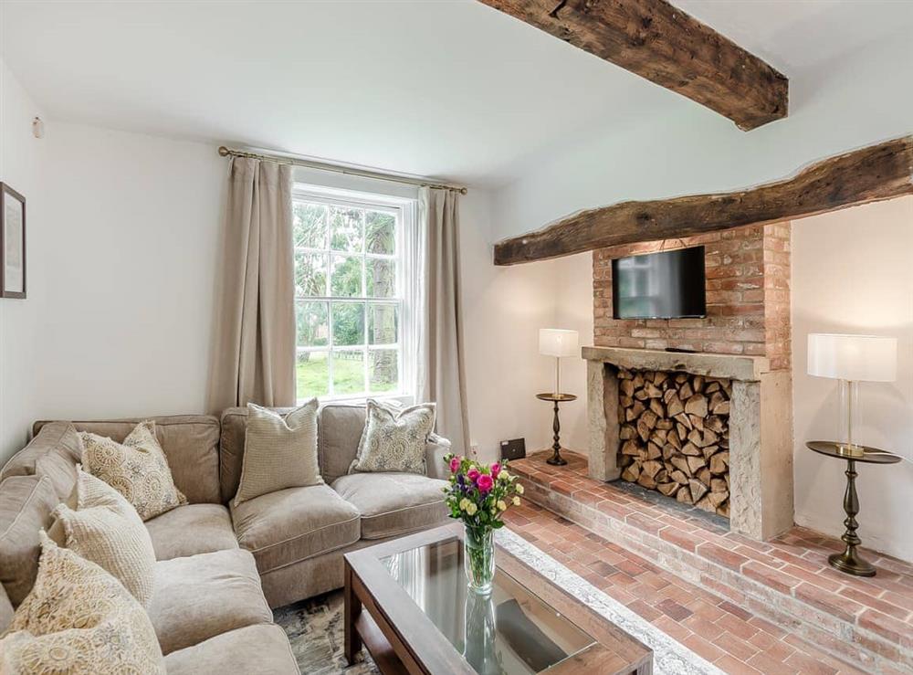 Living room at The Farmhouse in All Nottinghamshire, England