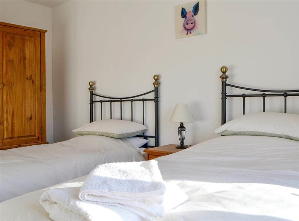 Twin bedroom at The Farmhouse at Lane Foot in Dovenby, near Cockermouth, Cumbria