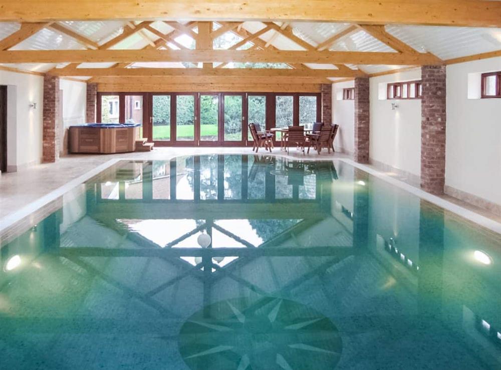 Swimming pool at The Farmhouse in Banham, Norfolk