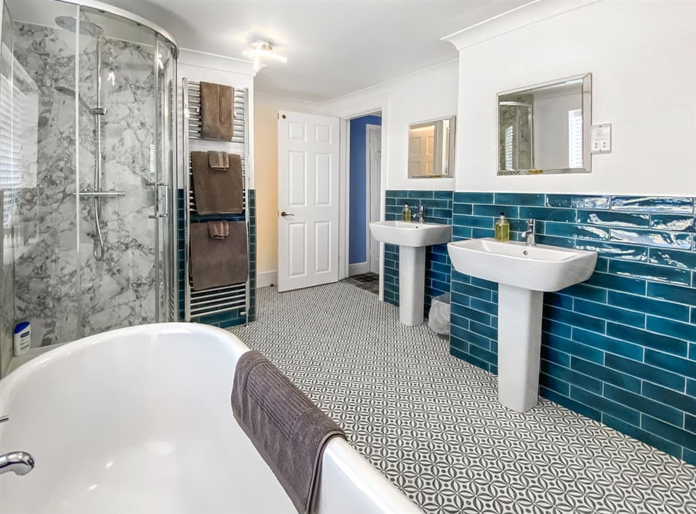 Bathroom at The Farmhouse in Featherstone, near Wakefield, West Yorkshire