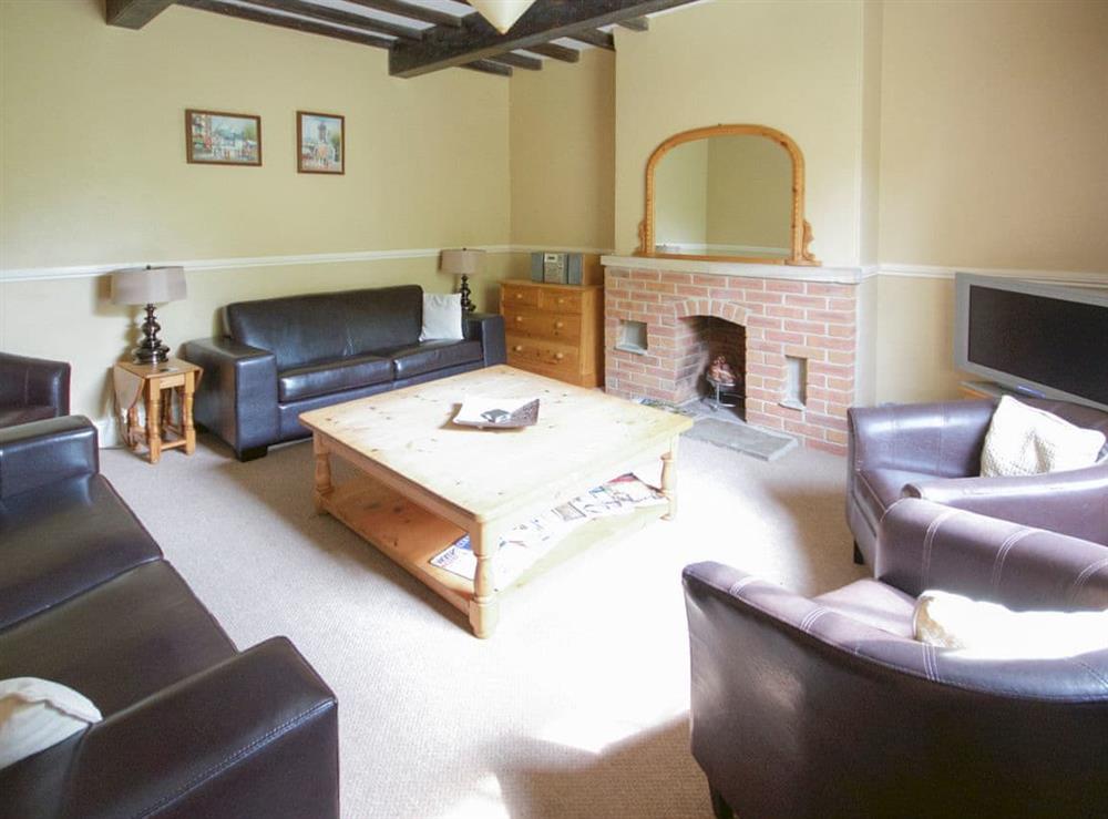 Large second living room at The Farmhouse in Kirk Langley, near Derby, Derbyshire
