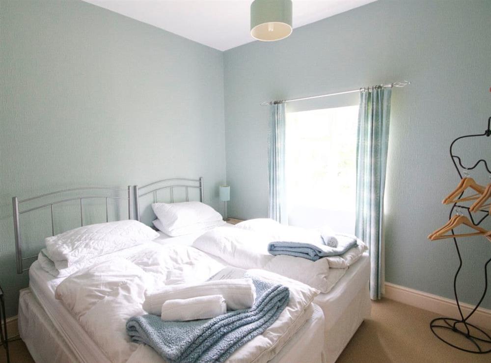 Peaceful twin bedroom at The Farmhouse in Kirk Langley, near Derby, Derbyshire