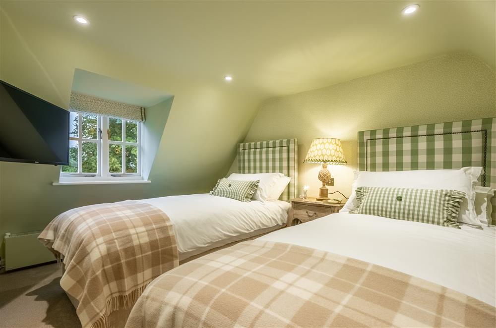 Bedroom seven (Rushie) with twin 3’ single beds at The Farmhouse,  Nether Hall Estate, Pakenham