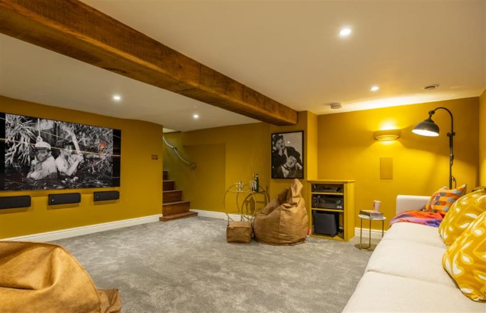 Cinema room at The Farmhouse, Nether Hall Estate, Pakenham