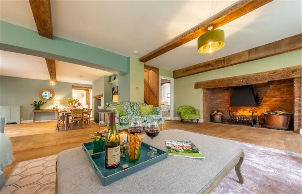 Drawing room at The Farmhouse, Nether Hall Estate, Pakenham