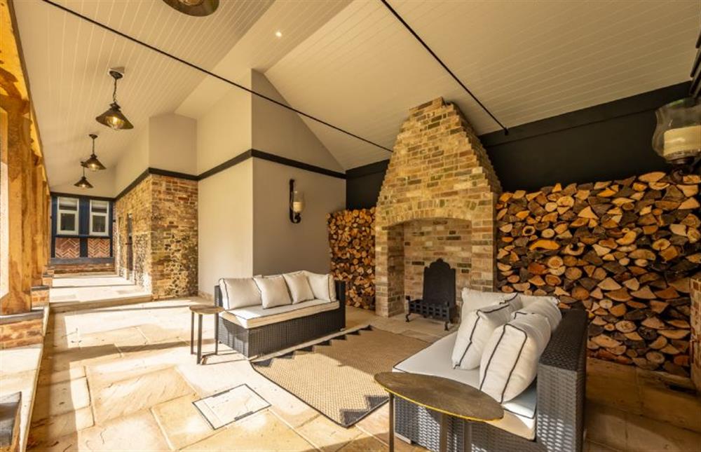 Further undercover seating at The Farmhouse, Nether Hall Estate, Pakenham