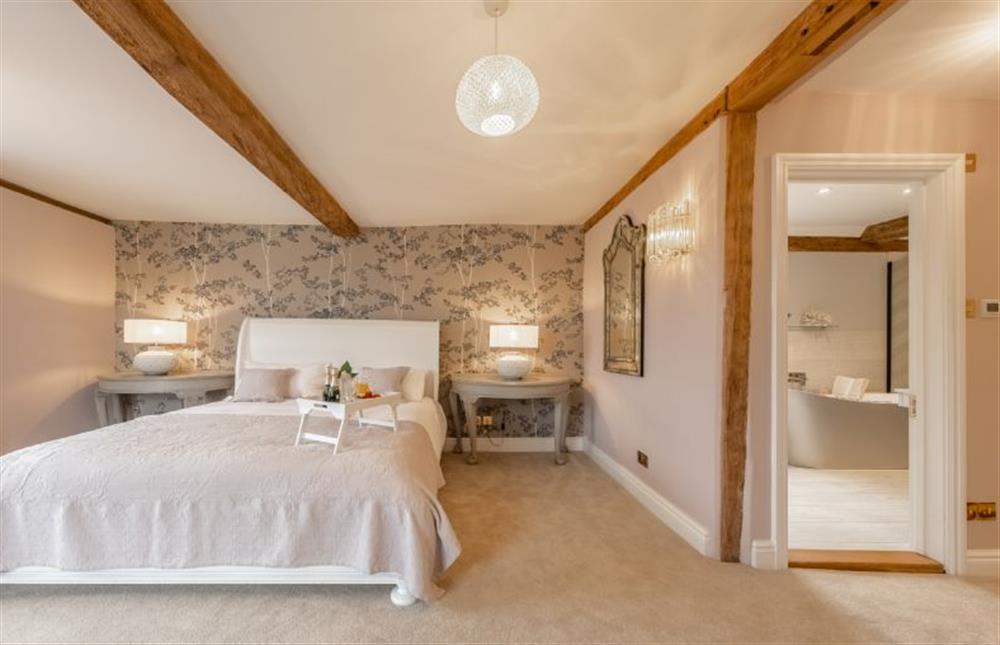 Purnell bedroom at The Farmhouse, Nether Hall Estate, Pakenham