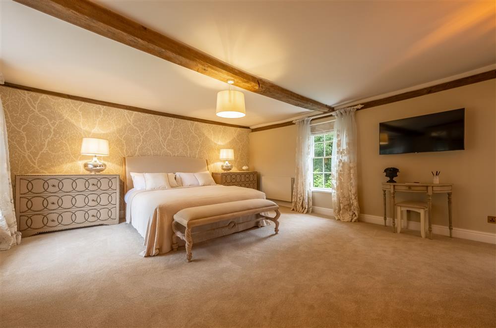 The Laies is another very generous bedroom at The Farmhouse,  Nether Hall Estate, Pakenham