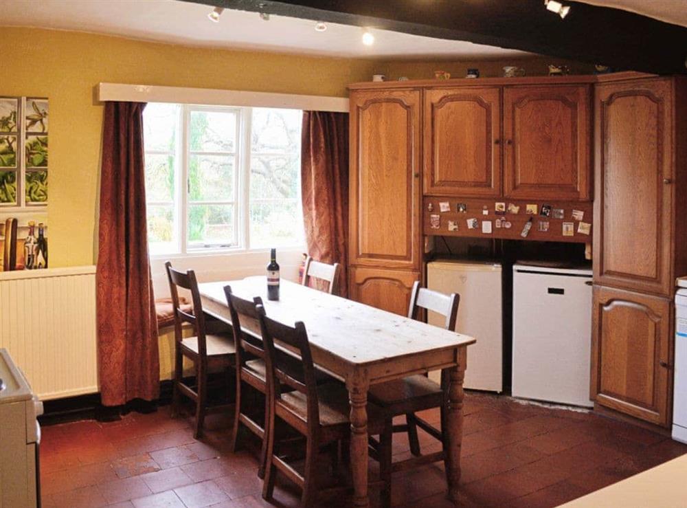 Kitchen/diner at The Farmhouse in Newent, Gloucestershire