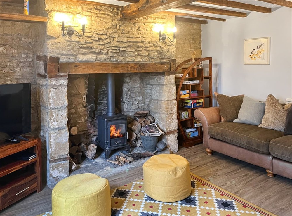 Living area at The Farmhouse in Thornhaugh, Cambridgeshire