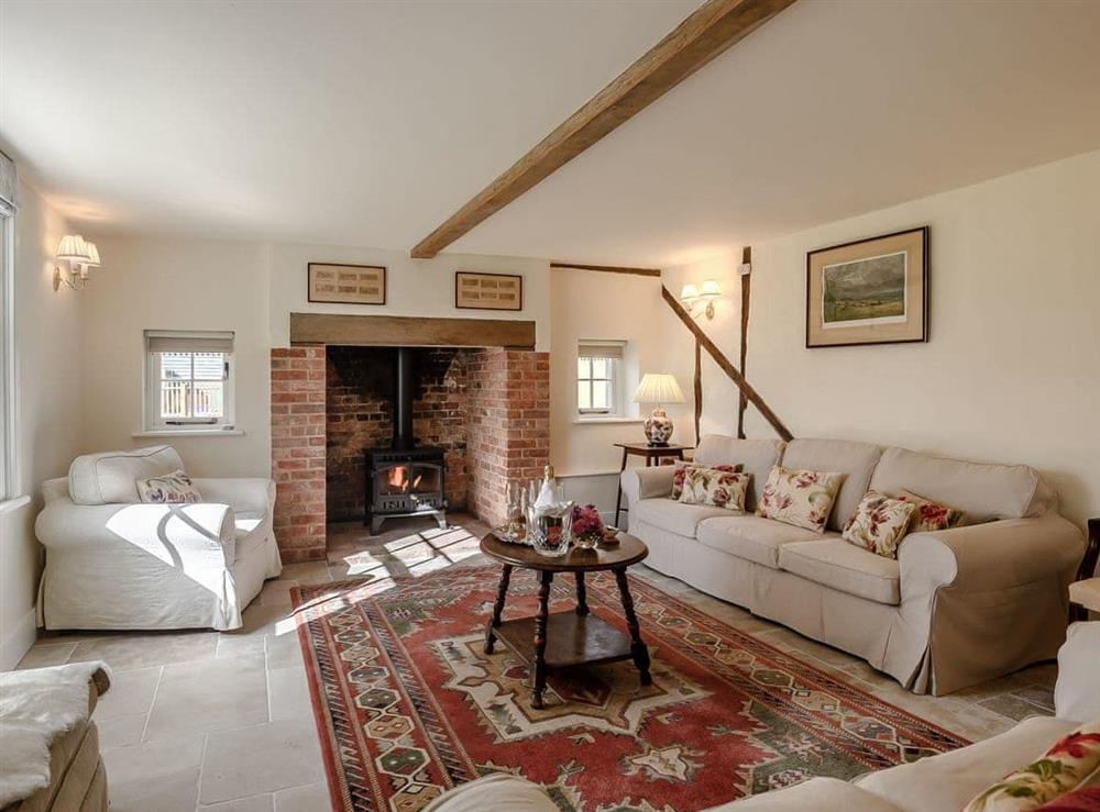 Living room at The Farmhouse in Tivetshall St. Margaret, Norwich, Norfolk