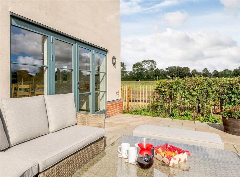 Outdoor area at The Farmhouse in Tivetshall St. Margaret, Norwich, Norfolk