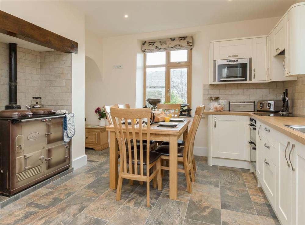Fantastic kitchen/ dining room at The Farmhouse in West Pennard, near Glastonbury, Somerset