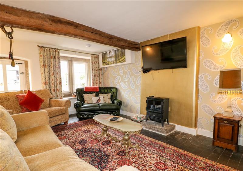 The living room at The Farmhouse, Youlgreave