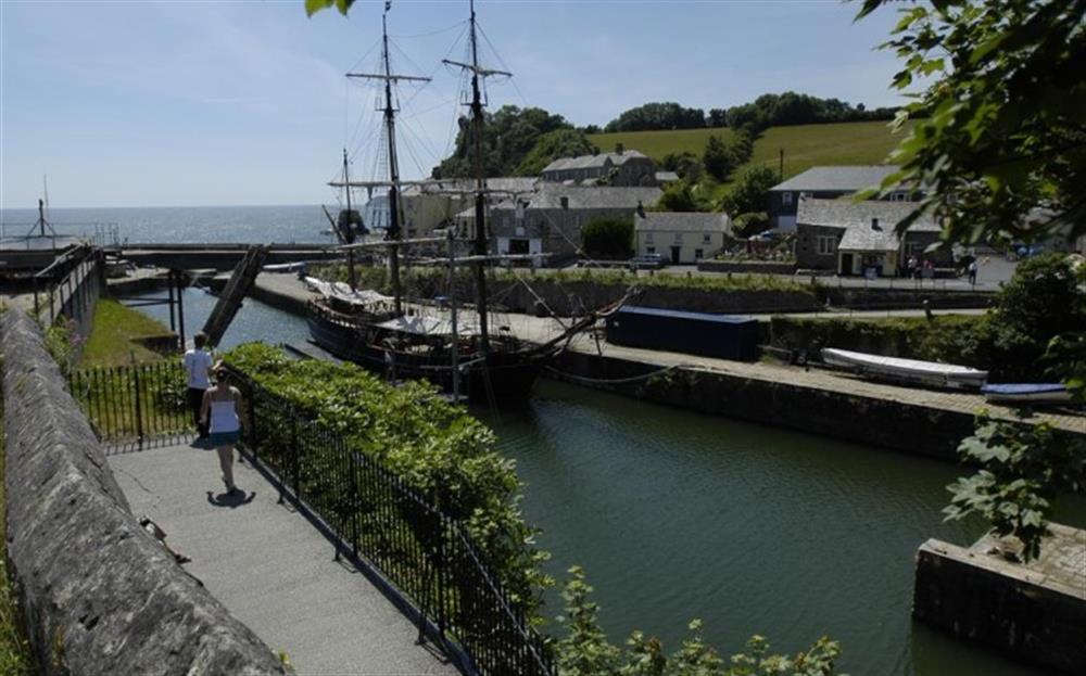  The historical tall ship harbour of Charlestown, 22 miles away at The Fellery in Looe