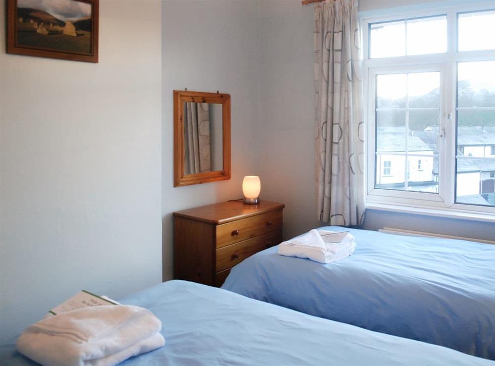 Relaxing twin bedroom at The Fells in Maryport, Cumbria