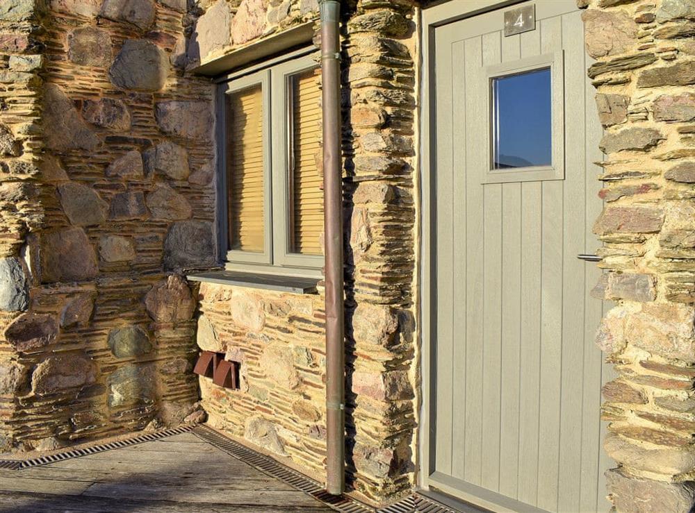 House entrance at The Fish Cellars in Portwrinkle, Cornwall