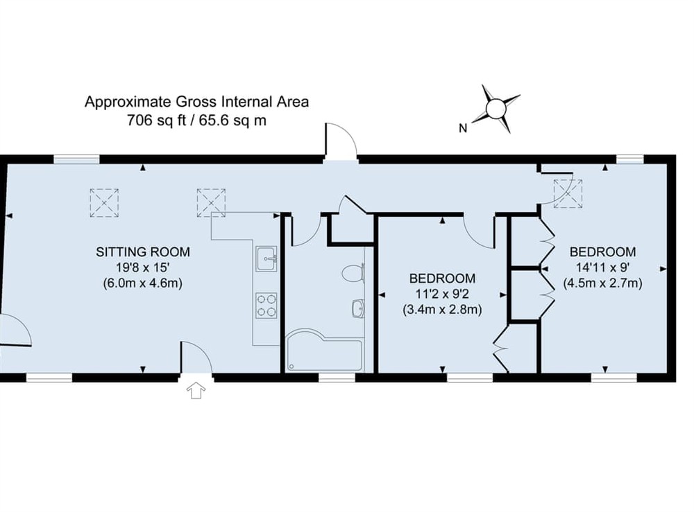 Floor plan at The Fisher Dairy in Chichester, West Sussex