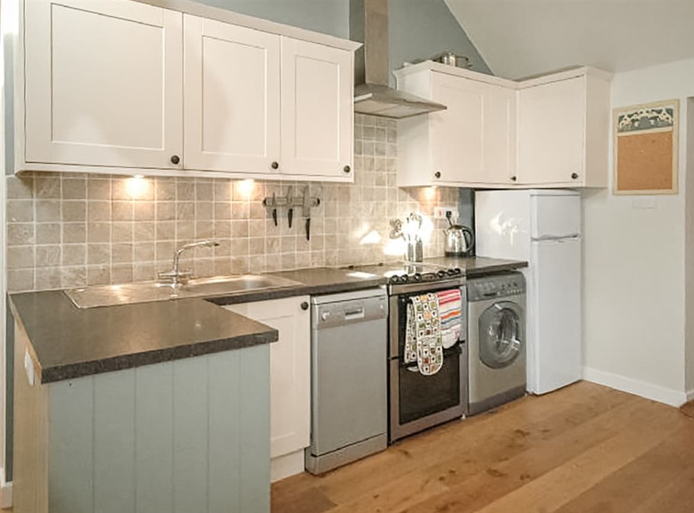 Kitchen area at The Fisher Dairy in Chichester, West Sussex