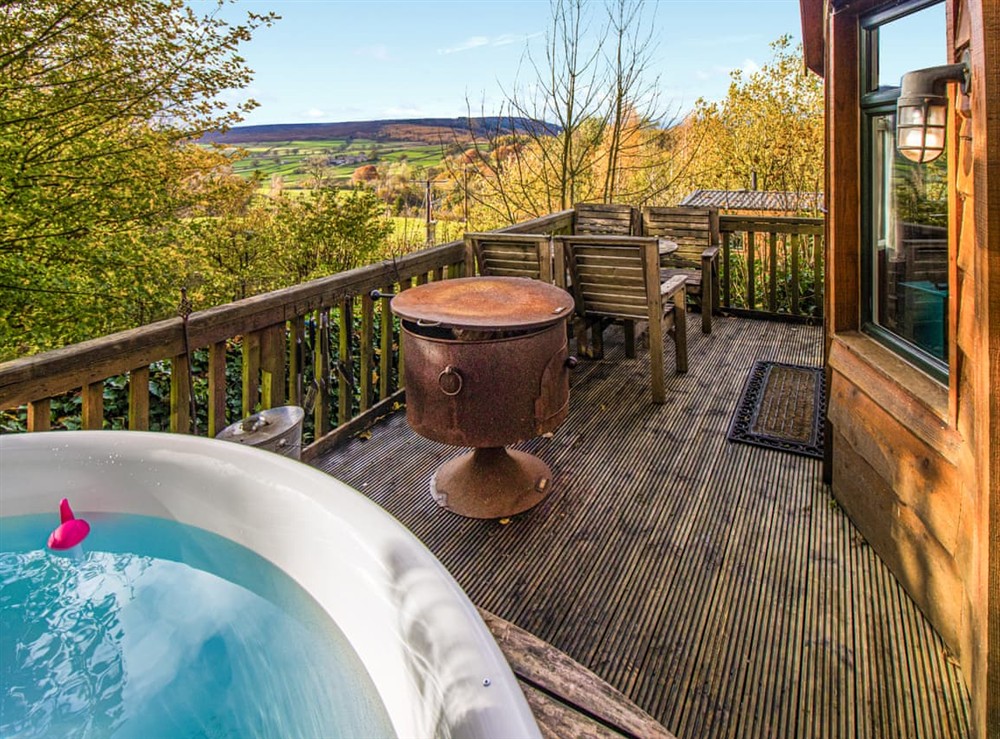 Hot tub at The Fisherman in Barden, North Yorkshire