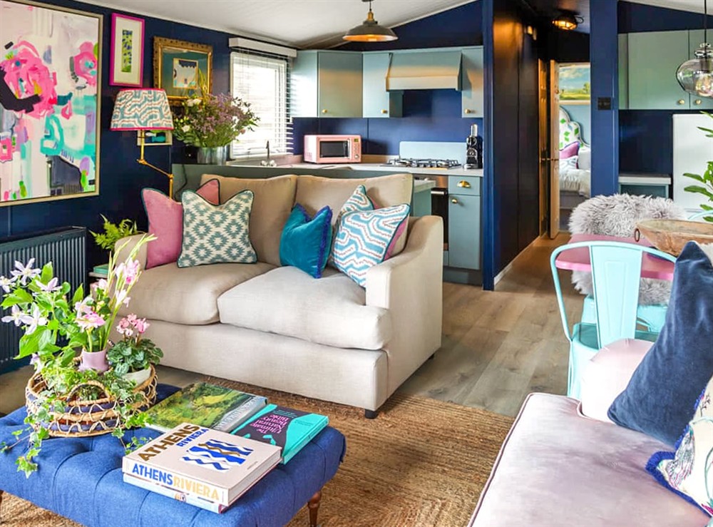 Open plan living space at The Fisherman in Barden, North Yorkshire