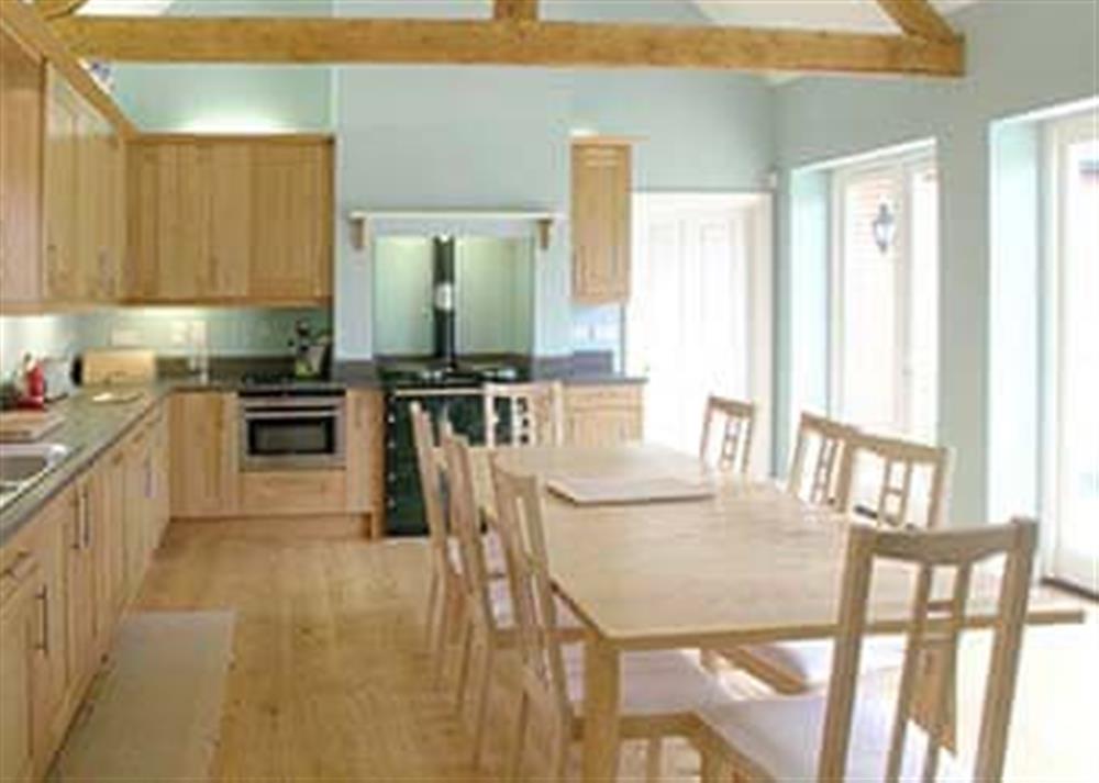 Spacious kitchen/dining room at The Fishing Lodge in Netton, near Salisbury, Wiltshire