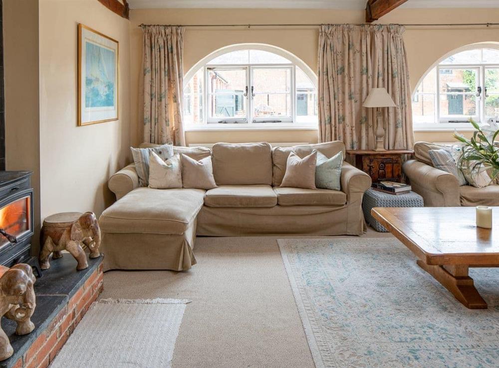 Comfortable living room at The Forge in Bettiscombe, Nr Lyme Regis, Dorset., Great Britain