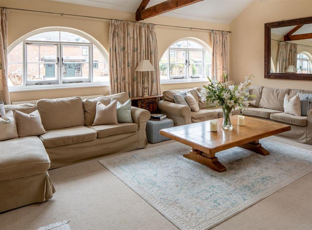 Spacious living room at The Forge in Bettiscombe, Nr Lyme Regis, Dorset., Great Britain