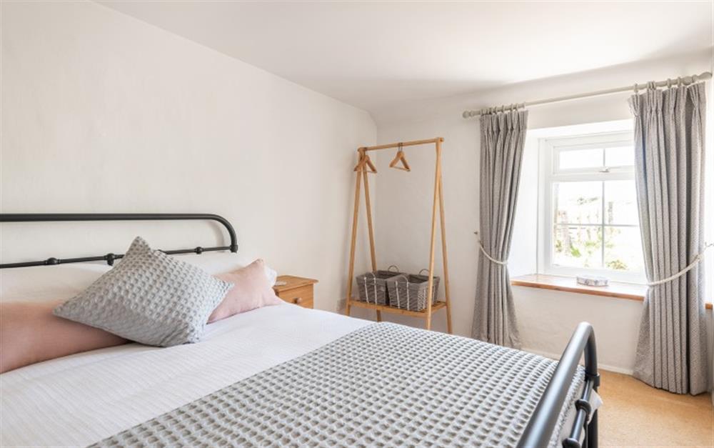 Bedroom 2 is comfortable with a contemporary twist at The Forge in East Prawle