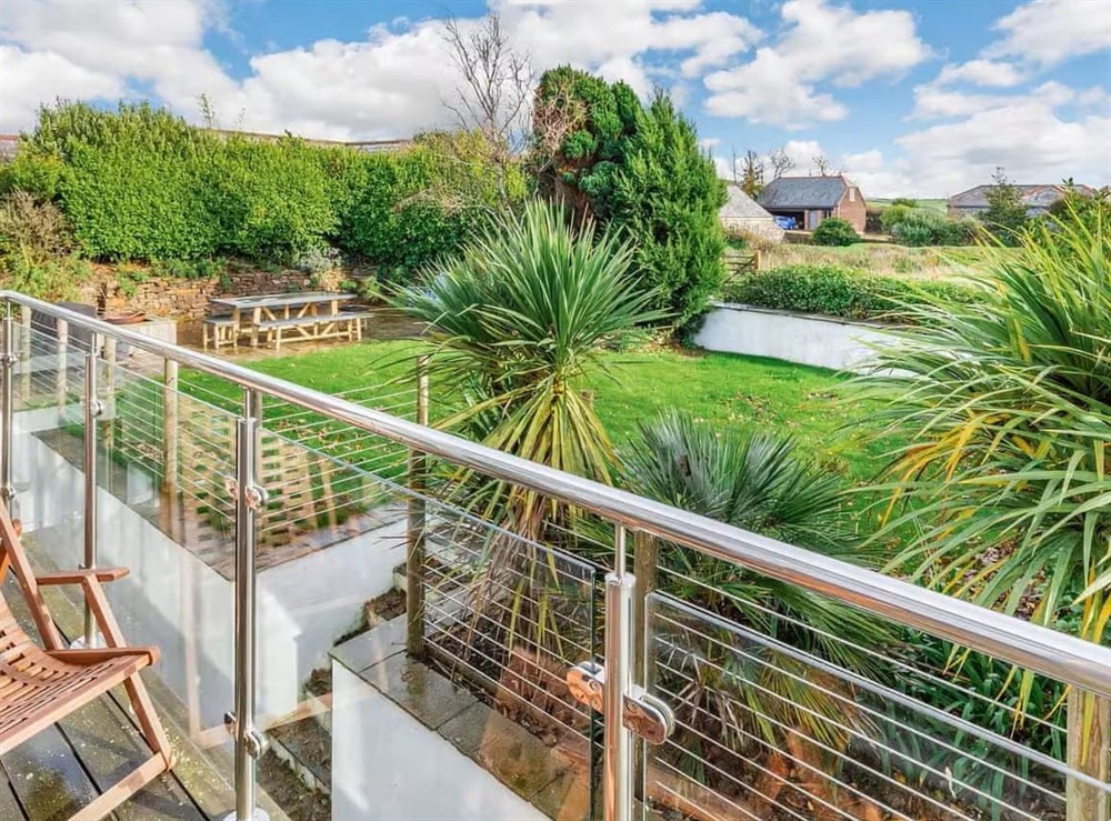 Terrace at The Forge in Turo, Cornwall