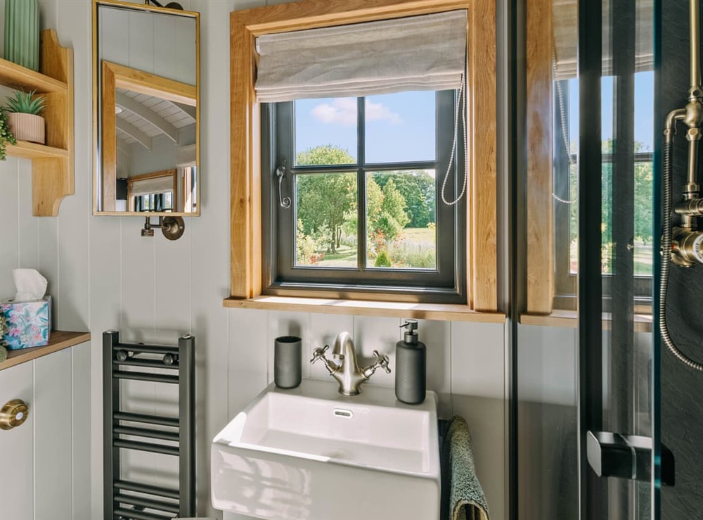 Shower room at The Foxs Den in Newcastle Upon Tyne, Northumberland