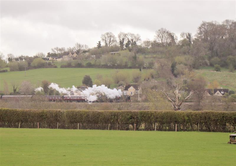 Rural landscape at The Freight Wagon, Gretton near Winchcombe