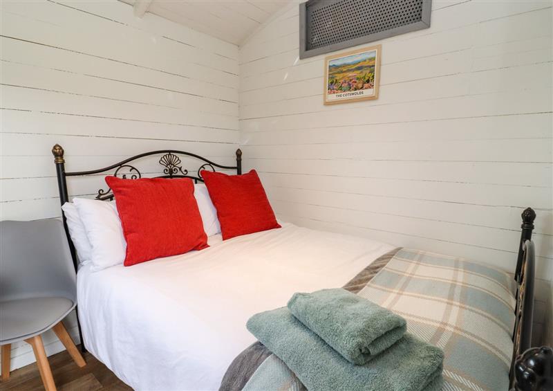 This is the bedroom at The Freight Wagon, Gretton near Winchcombe