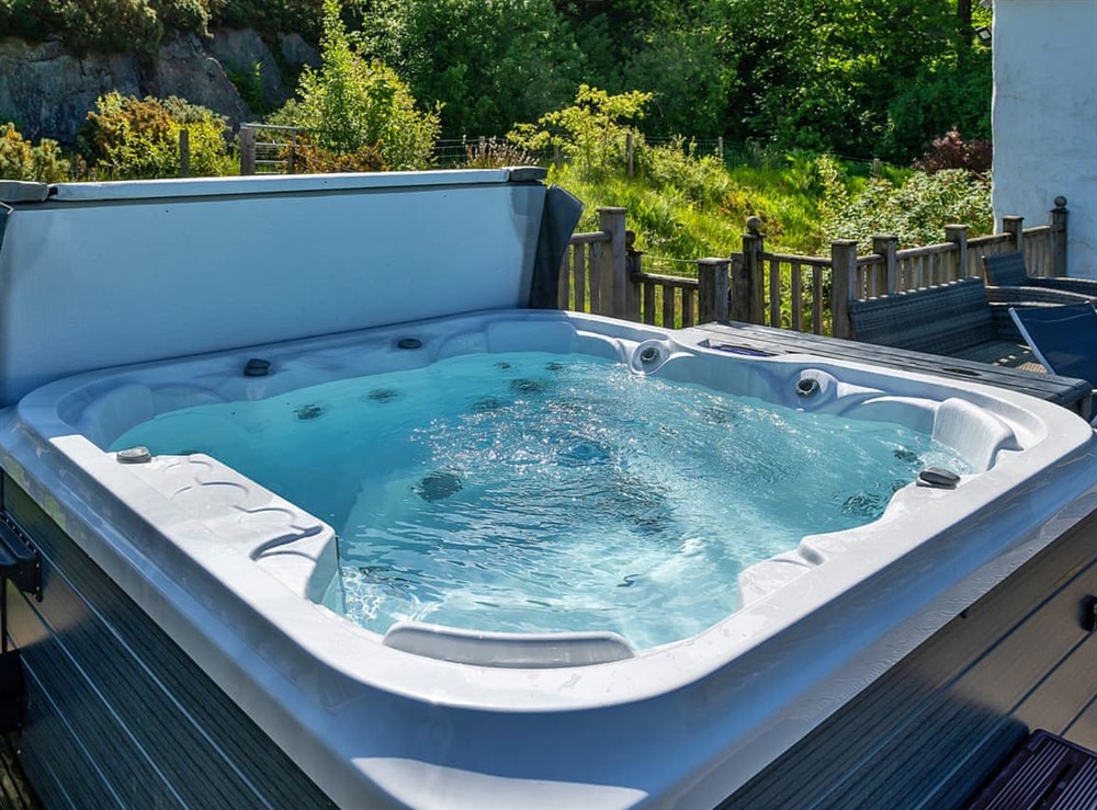 Hot tub at The Gable House in Conwy, Clwyd