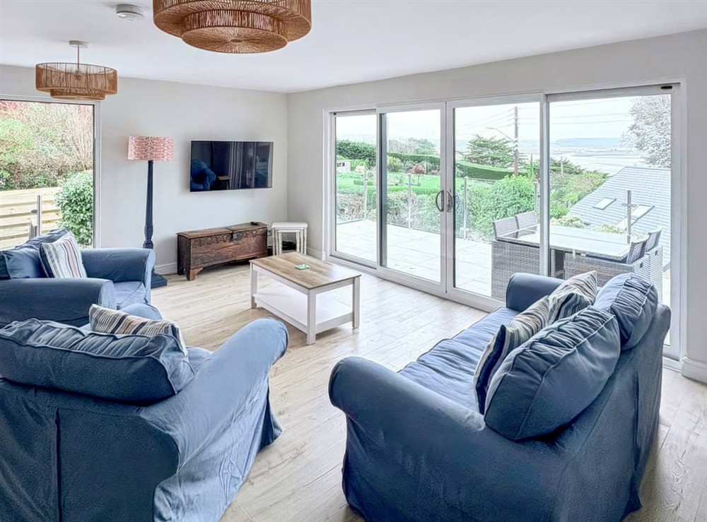 Living area at The Gables in Aberdyfi, Gwynedd