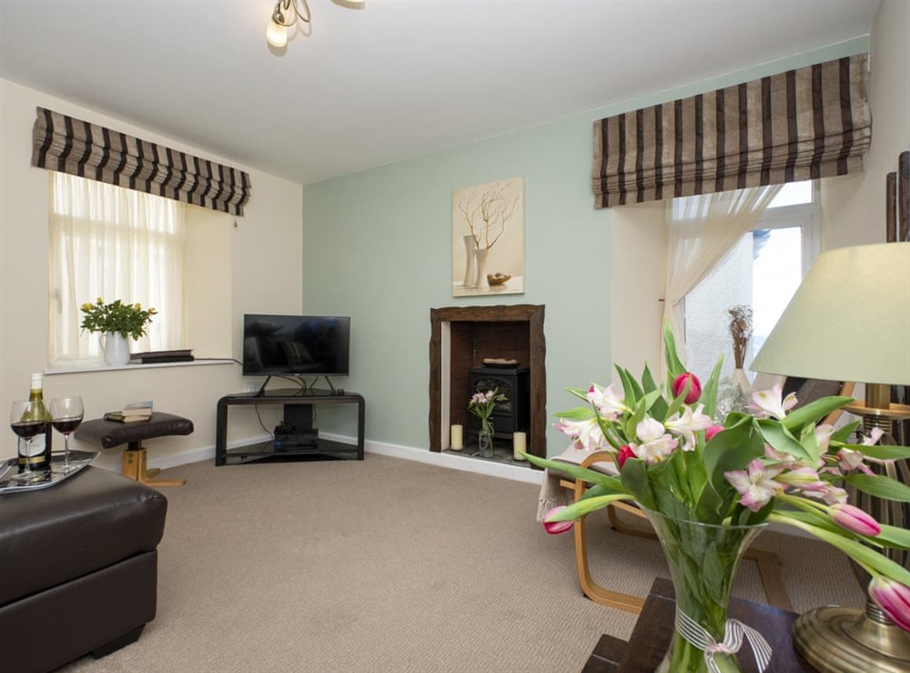 Living room at The Gables in Gardenstown, Aberdeenshire