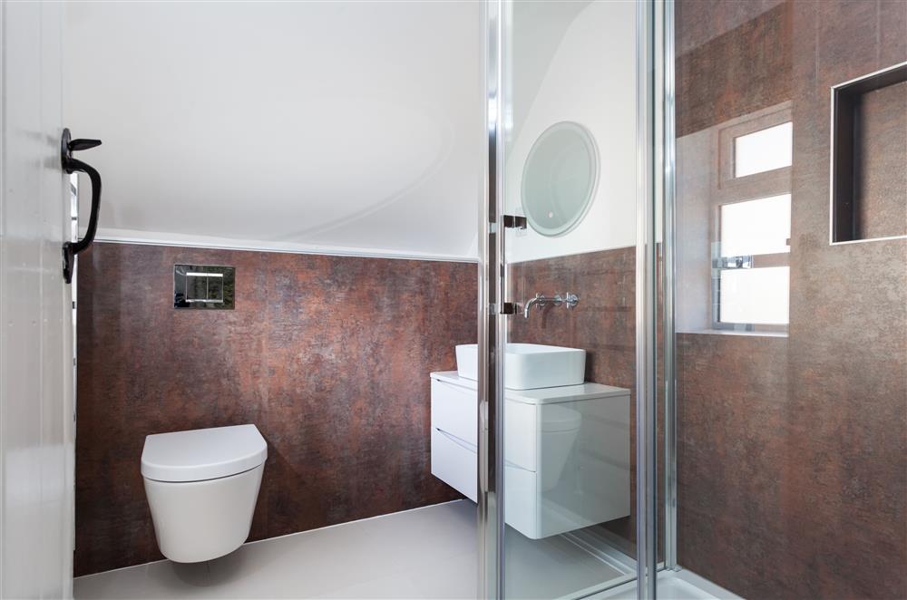 Family shower room with walk-in shower at The Gables, Honeybourne